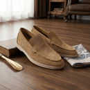 THE HERITAGE SUEDE STEP LOAFER - Lancetto
