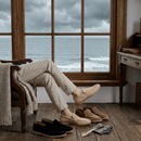 THE HERITAGE SUEDE STEP LOAFER - Lancetto
