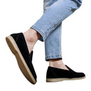 THE HERITAGE SUEDE STEP LOAFER - Lancetto