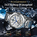 POEDAGAR Military Mechanical Watch | Automatic Tourbillon Day - Date Edition - Lancetto
