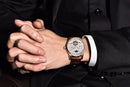 LIGE Automatic Tourbillon Watch | Genuine Leather Skeleton Mechanical Timepiece - Lancetto