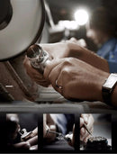 LIGE Automatic Tourbillon Watch | Genuine Leather Skeleton Mechanical Timepiece - Lancetto
