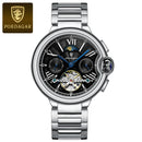POEDAGAR Military Mechanical Watch | Automatic Tourbillon Day - Date Edition - Lancetto