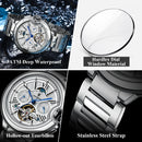 POEDAGAR Military Mechanical Watch | Automatic Tourbillon Day - Date Edition - Lancetto