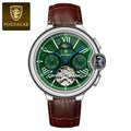 POEDAGAR Military Mechanical Watch | Automatic Tourbillon Day - Date Edition - Lancetto
