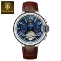POEDAGAR Military Mechanical Watch | Automatic Tourbillon Day - Date Edition - Lancetto