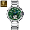 POEDAGAR Military Mechanical Watch | Automatic Tourbillon Day - Date Edition - Lancetto