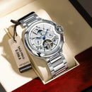 POEDAGAR Military Mechanical Watch | Automatic Tourbillon Day - Date Edition - Lancetto