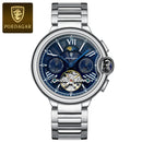 POEDAGAR Military Mechanical Watch | Automatic Tourbillon Day - Date Edition - Lancetto