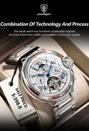 POEDAGAR Military Mechanical Watch | Automatic Tourbillon Day - Date Edition - Lancetto
