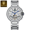 POEDAGAR Military Mechanical Watch | Automatic Tourbillon Day - Date Edition - Lancetto
