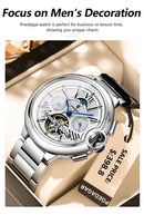POEDAGAR Military Mechanical Watch | Automatic Tourbillon Day - Date Edition - Lancetto