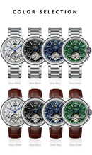 POEDAGAR Military Mechanical Watch | Automatic Tourbillon Day - Date Edition - Lancetto