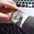 POEDAGAR Military Mechanical Watch | Automatic Tourbillon Day - Date Edition - Lancetto
